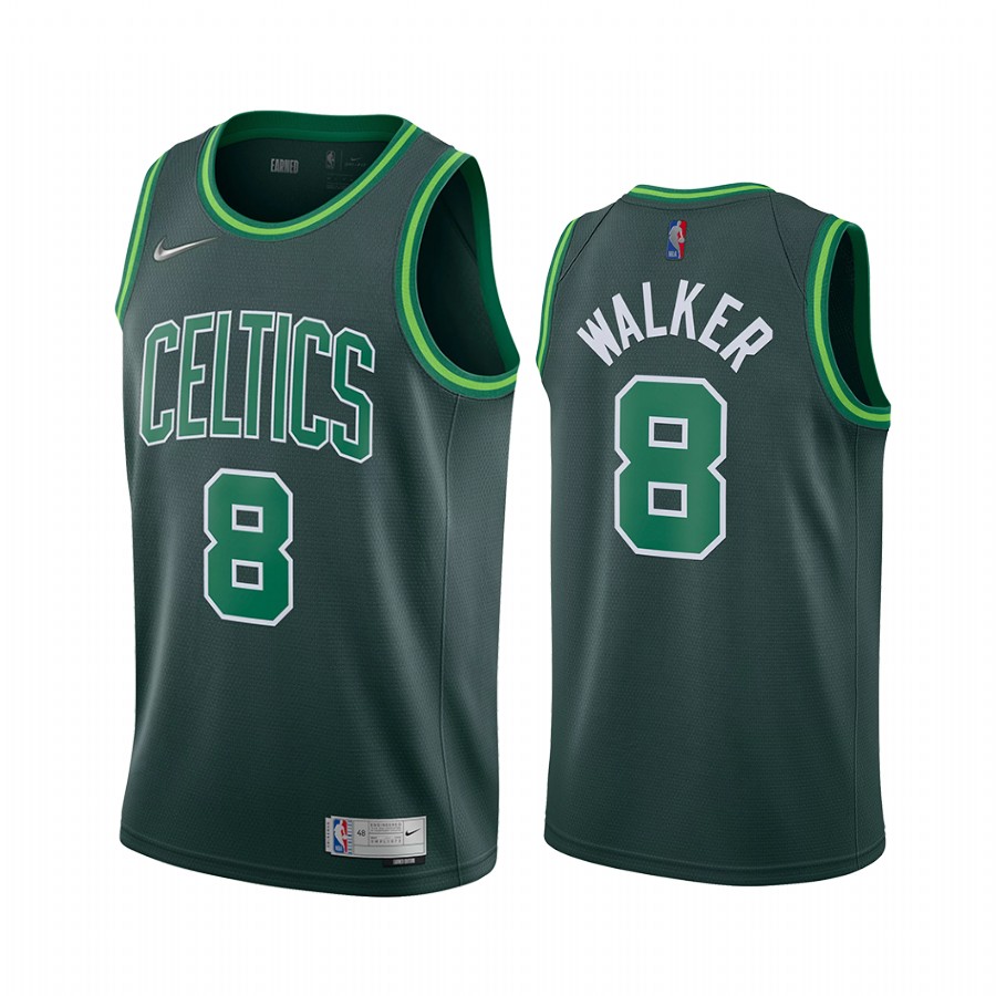 Boston Celtics Kemba Walker Earned Edition Green #8 Jersey