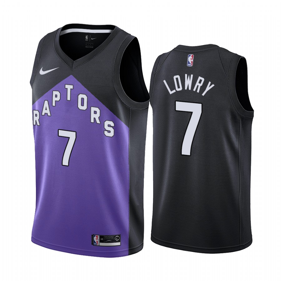 Toronto Raptors Kyle Lowry Earned Edition Purple #7 Jersey