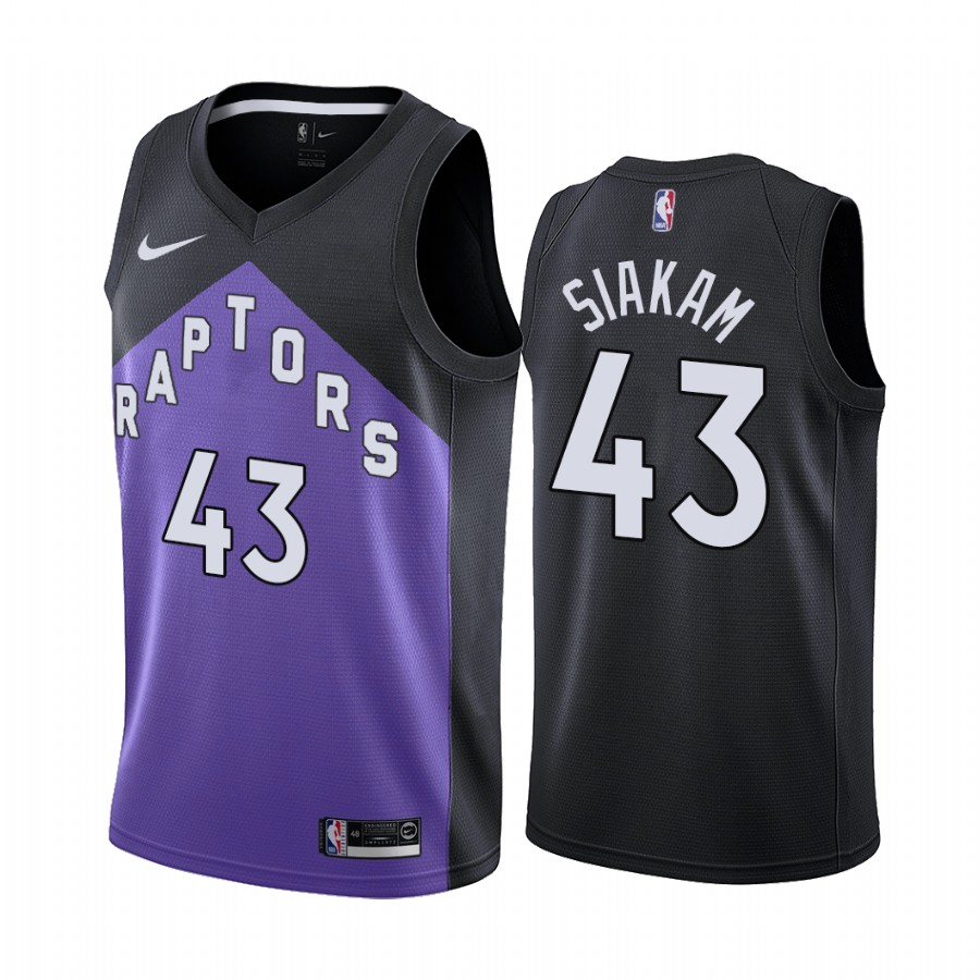 Toronto Raptors Pascal Siakam Earned Edition Purple #43 Jersey