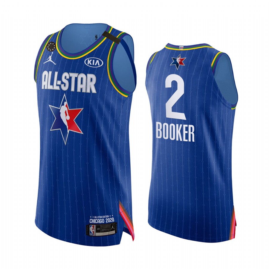 All-Star Devin Booker #2 Jersey Kobe Forever Phoenix Suns Blue
