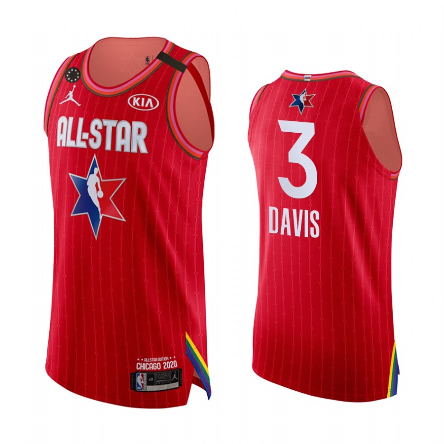 All-Star Game Jersey Los Angeles Lakers Anthony Davis #3 Red