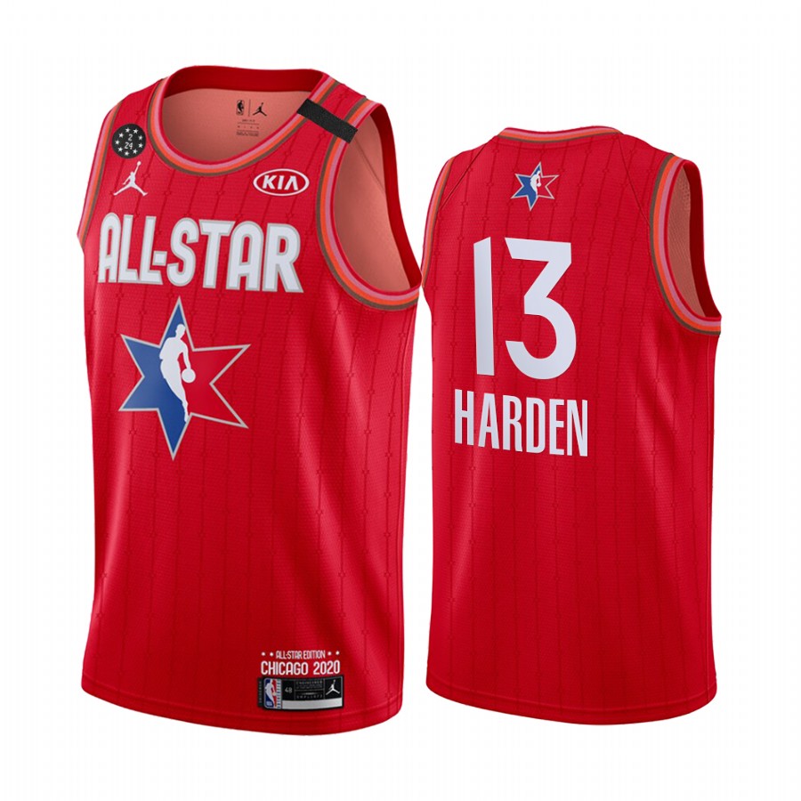 All-Star Game Jersey Western Conference Houston Rockets James Harden #13 Red