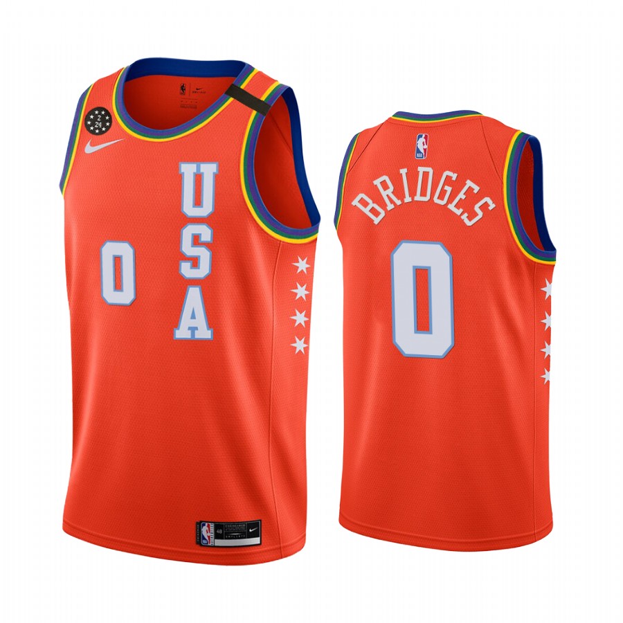 Rising Star USA Team Miles Bridges Jersey Charlotte Hornets #0 Red