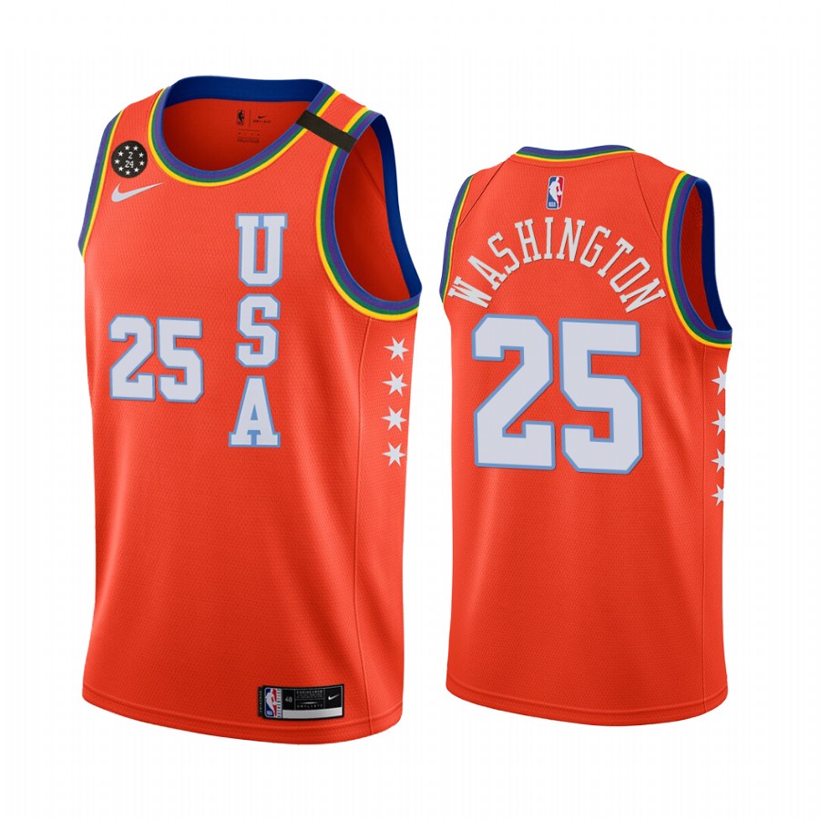Rising Star USA Team P. J. Washington Jersey Charlotte Hornets #25 Red