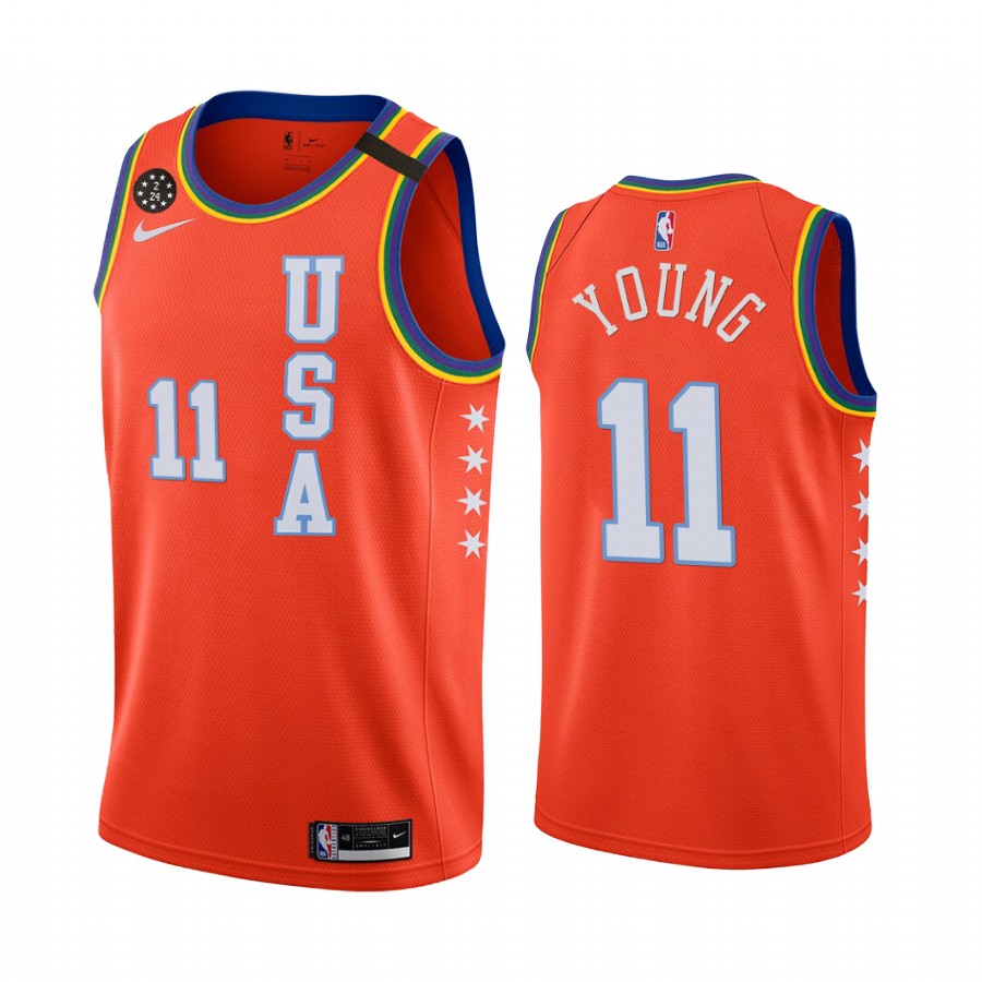 Rising Star USA Team Trae Young Jersey Atlanta Hawks #11 Red
