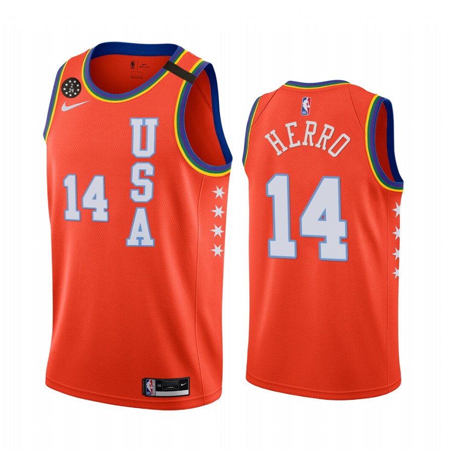 Rising Star USA Team Tyler Herro Jersey Miami Heat #14 Red