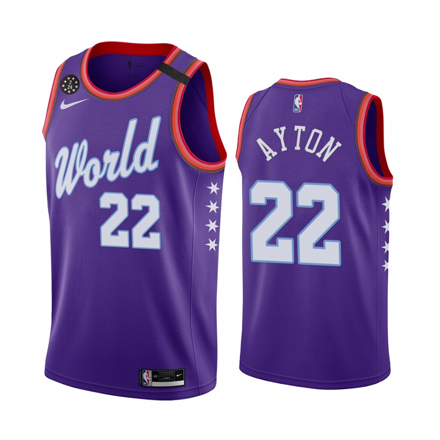 Rising Star World Team Deandre Ayton Jersey Phoenix Suns #22 Purple