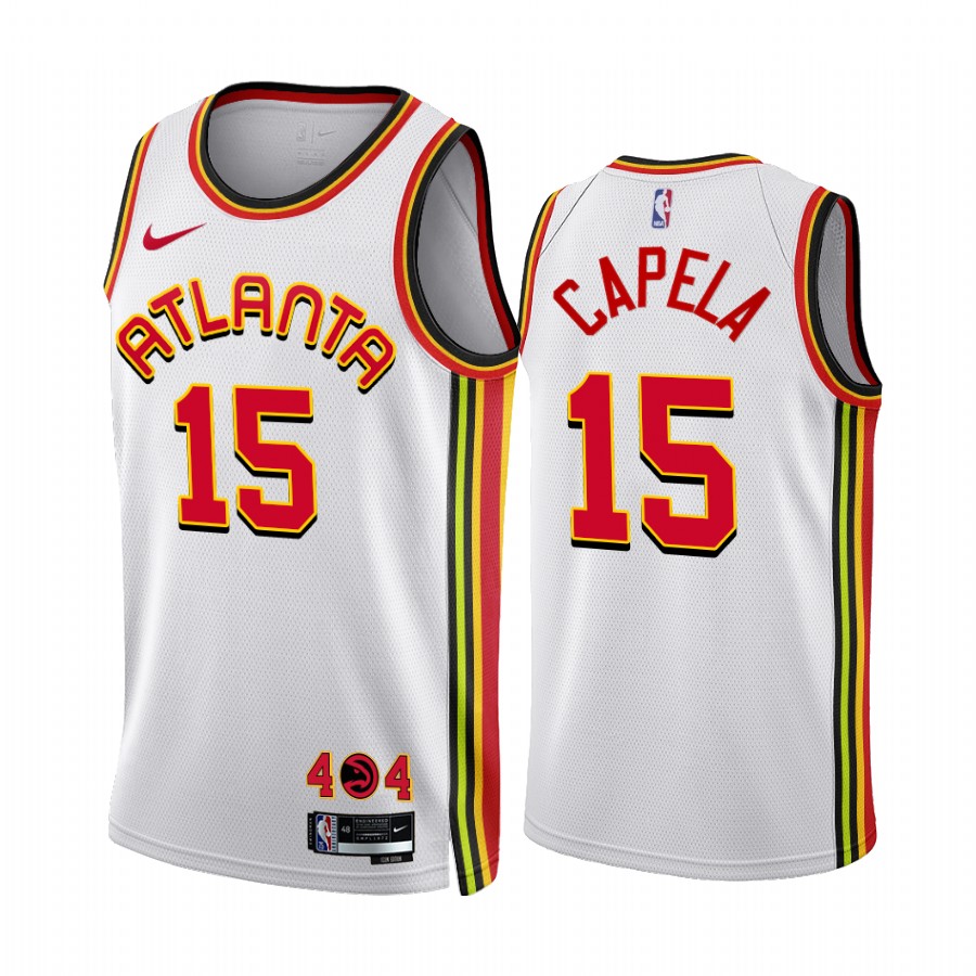 Atlanta Hawks Clint Capela White Association Edition #15 Jersey