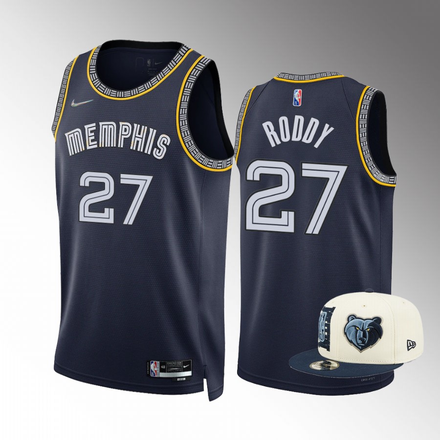 Draft David Roddy Memphis Grizzlies Navy Jersey City Edition
