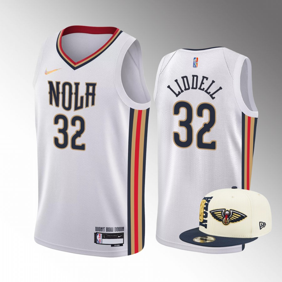 Draft E.J. Liddell New Orleans Pelicans White Jersey City Edition