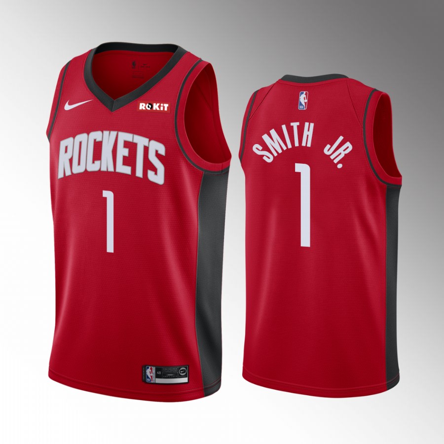 Draft Jabari Smith Jr. Houston Rockets Red Jersey Icon Edition