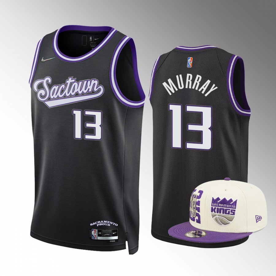 Draft Keegan Murray Sacramento Kings Black Jersey City Edition