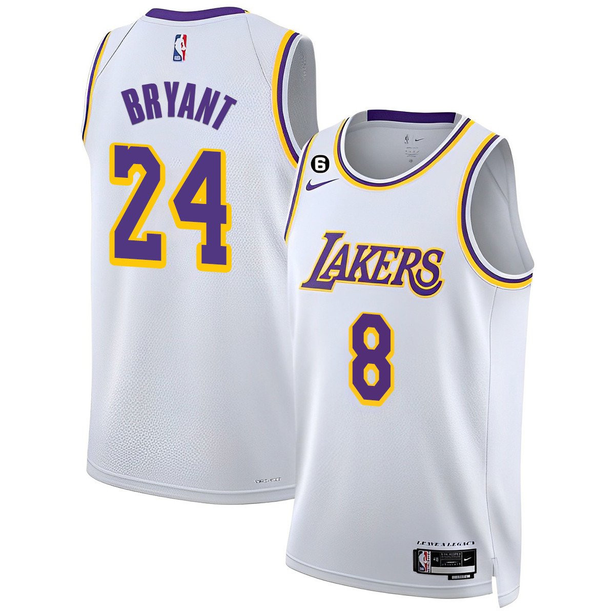 Kobe Bryant Los Angeles Lakers Collection Association Jersey - All Stitched