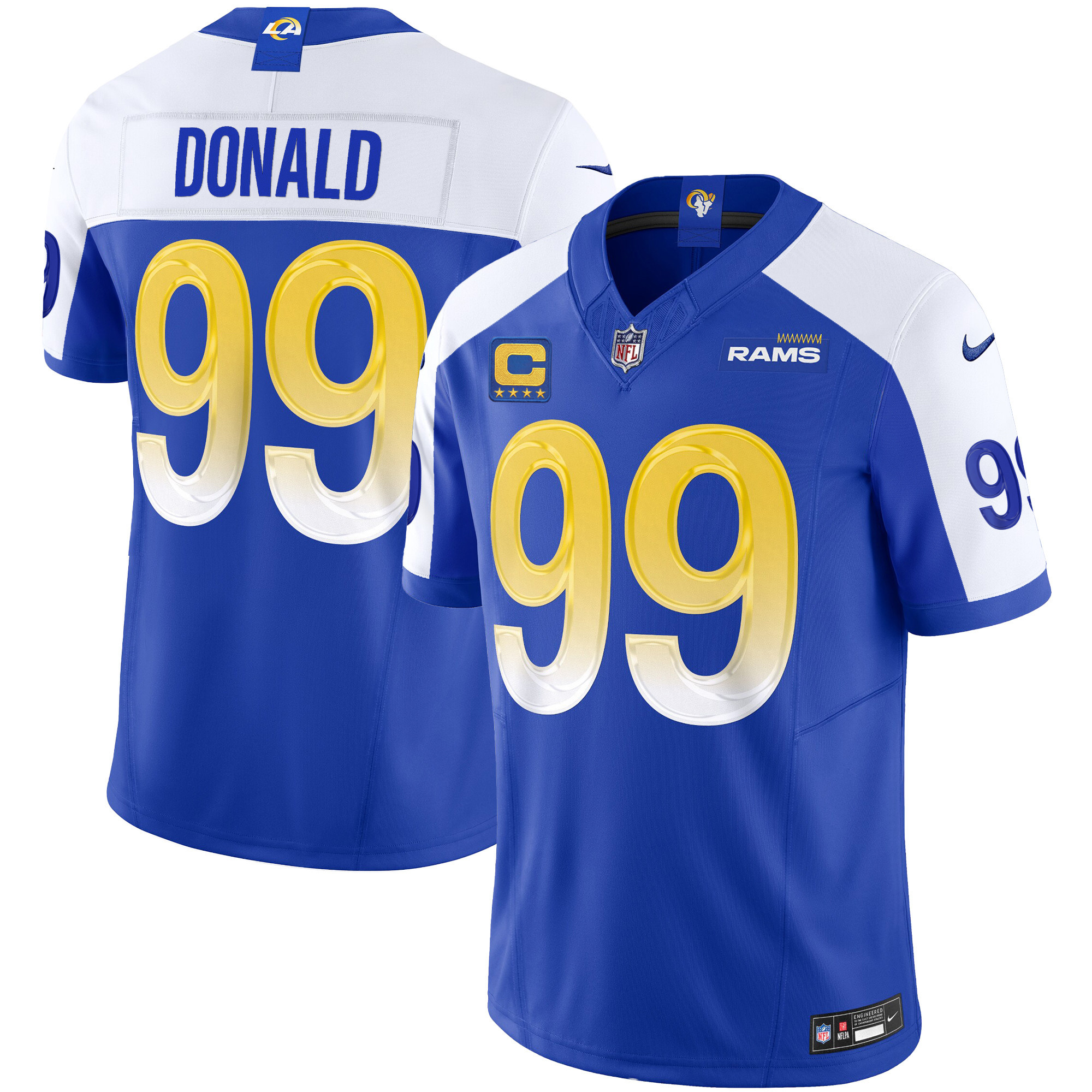 Aaron Donald Men's Los Angeles Rams Vapor Limited Alternate Jersey