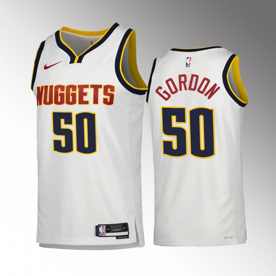 Aaron Gordon Denver Nuggets White #50 Association Edition Jersey Swingman
