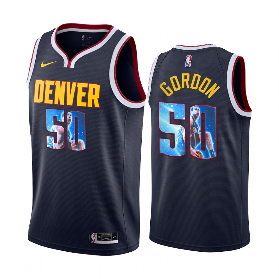 Aaron Gordon Denver Nuggets Navy Perfect 50 Jersey Best Dunker