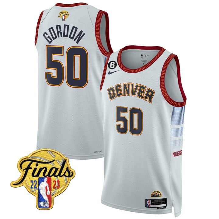 Aaron Gordon Denver Nuggets Finals Patch Mile High City Edition Jersey - All Stitched