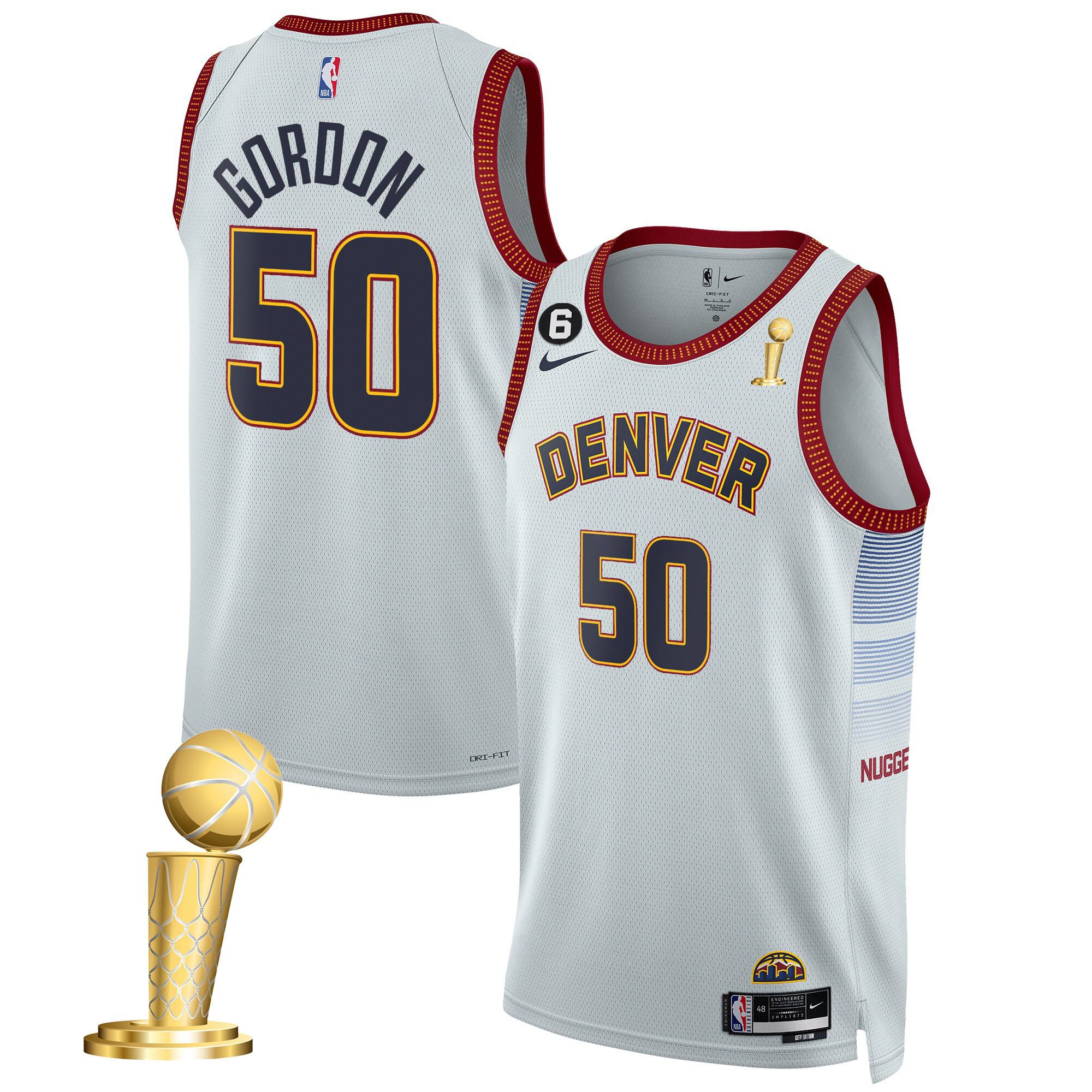 Aaron Gordon Men's Denver Nuggets Champions Collection City Jersey - All Stitched
