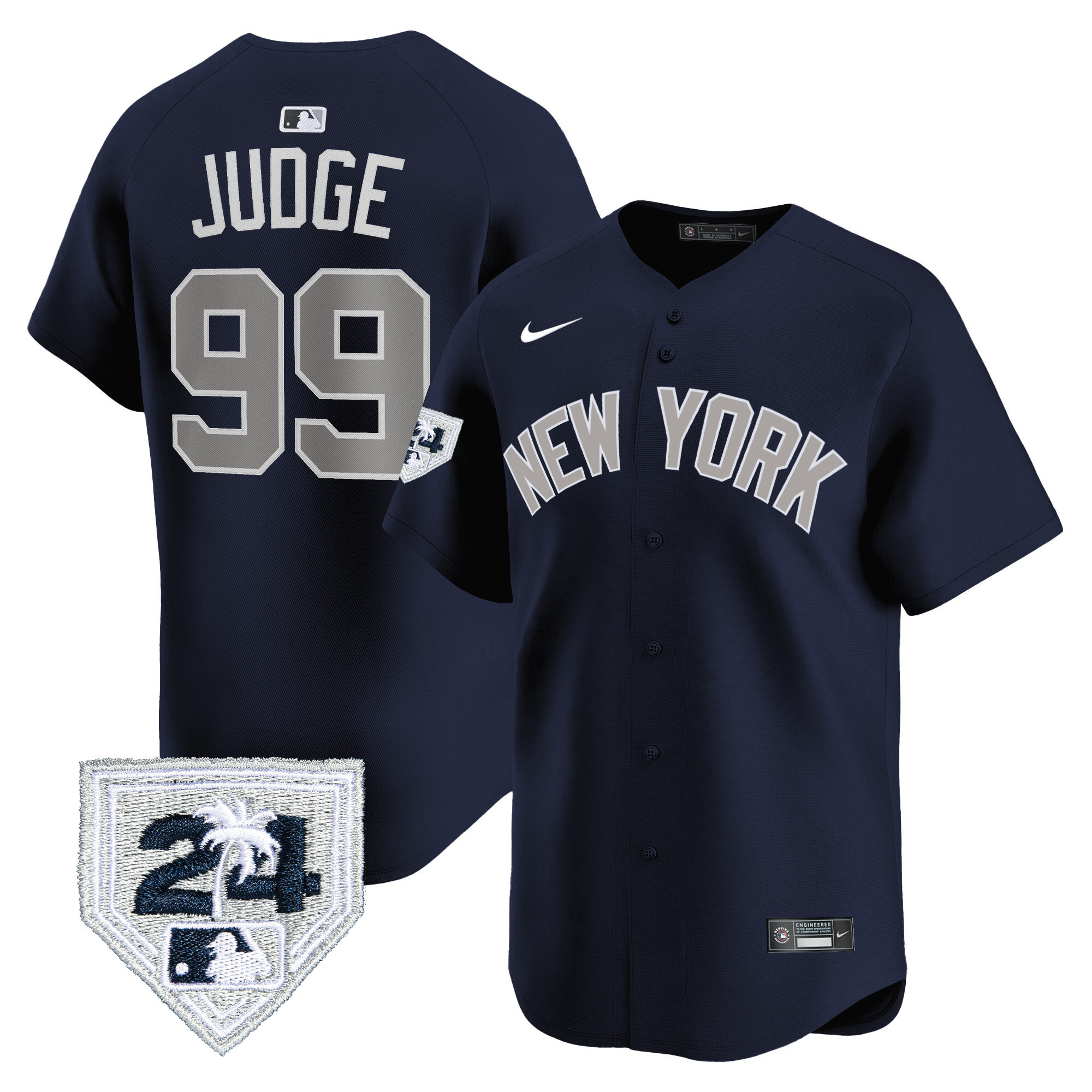 Aaron Judge Men's New York Yankees Spring Training Patch Vapor Premier Limited Alternate Jersey