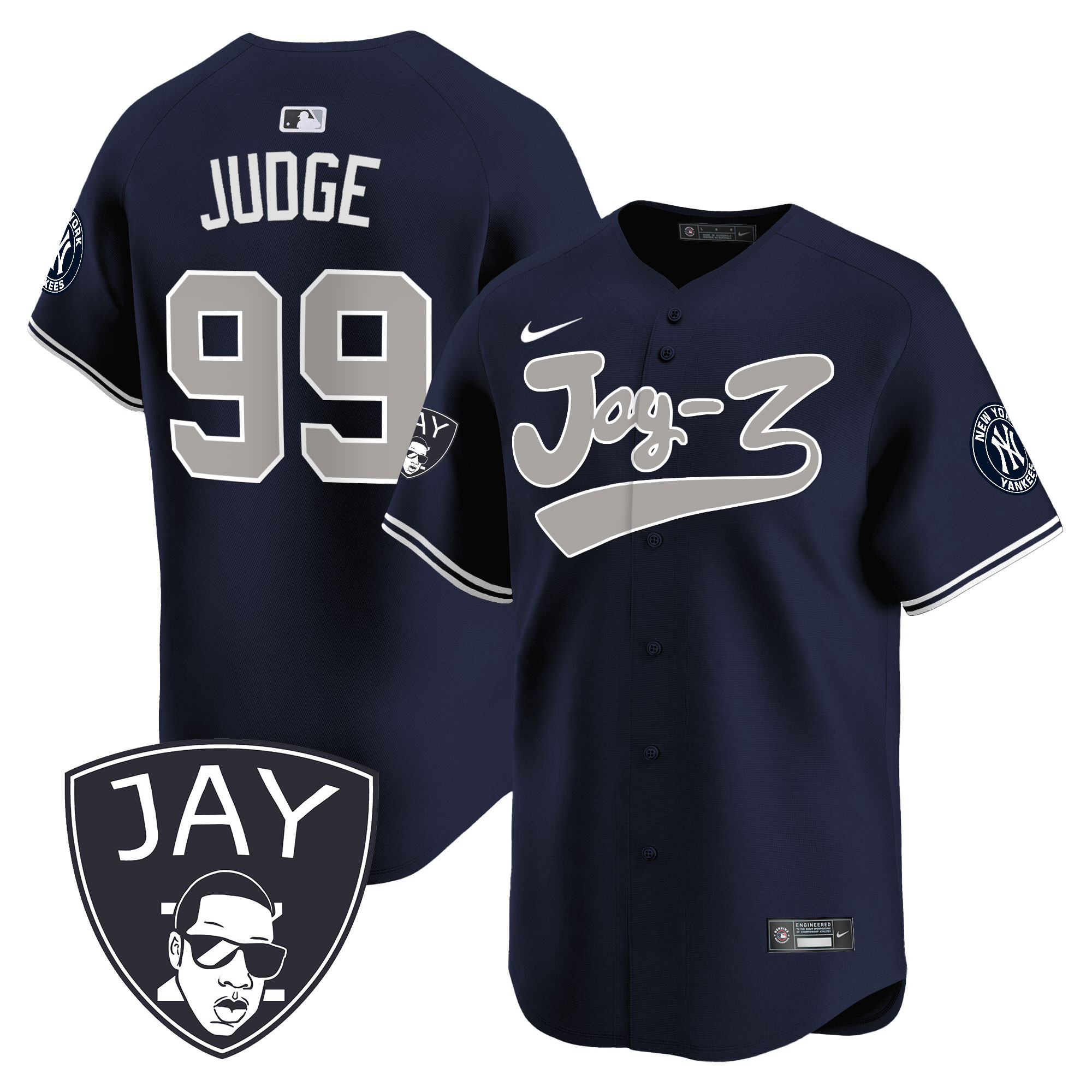 Aaron Judge Men's New York Yankees Jay-Z Vapor Premier Limited V2 Alternate Jersey