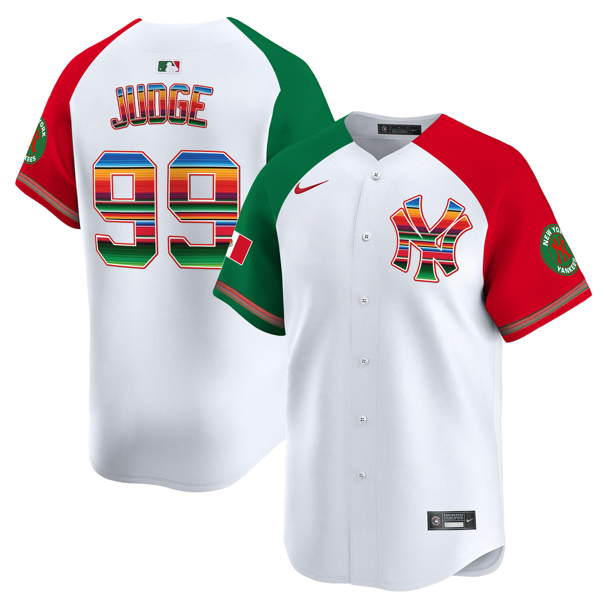 Aaron Judge Men's New York Yankees Mexico Vapor Premier Limited Alternate Jersey