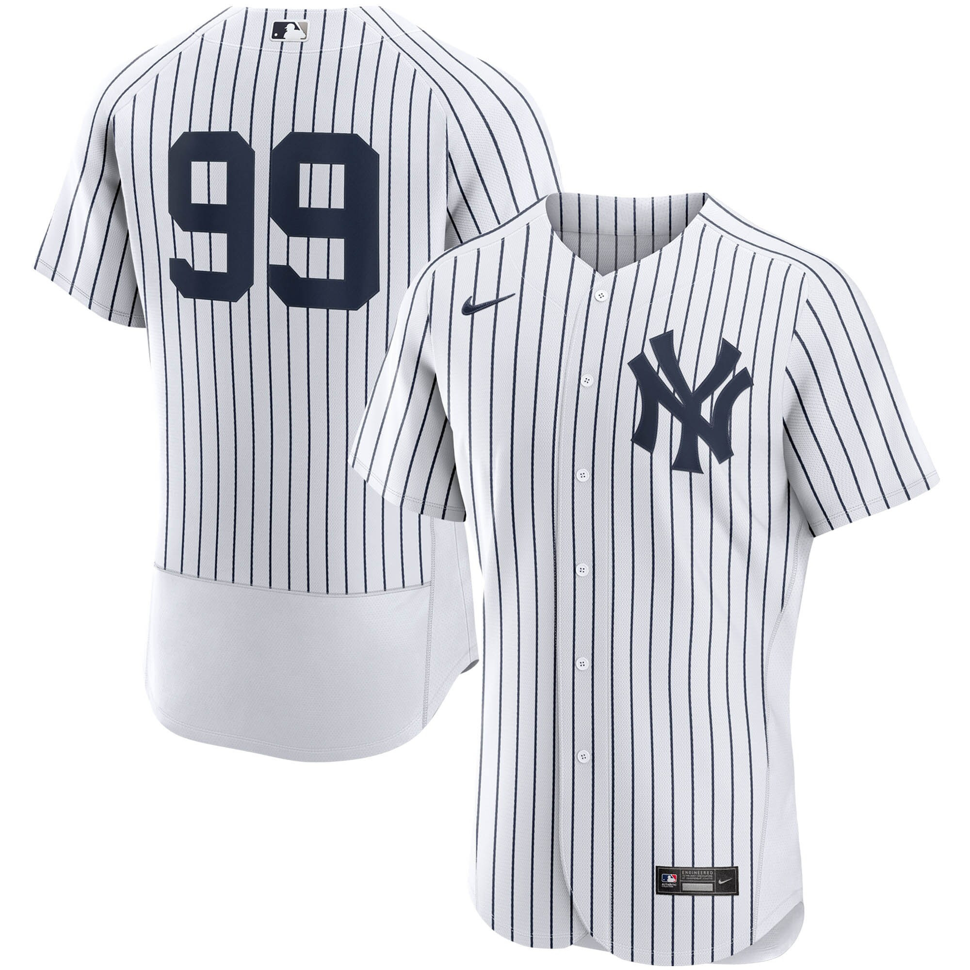 Aaron Judge New York Yankees Home Player Flex White Jersey