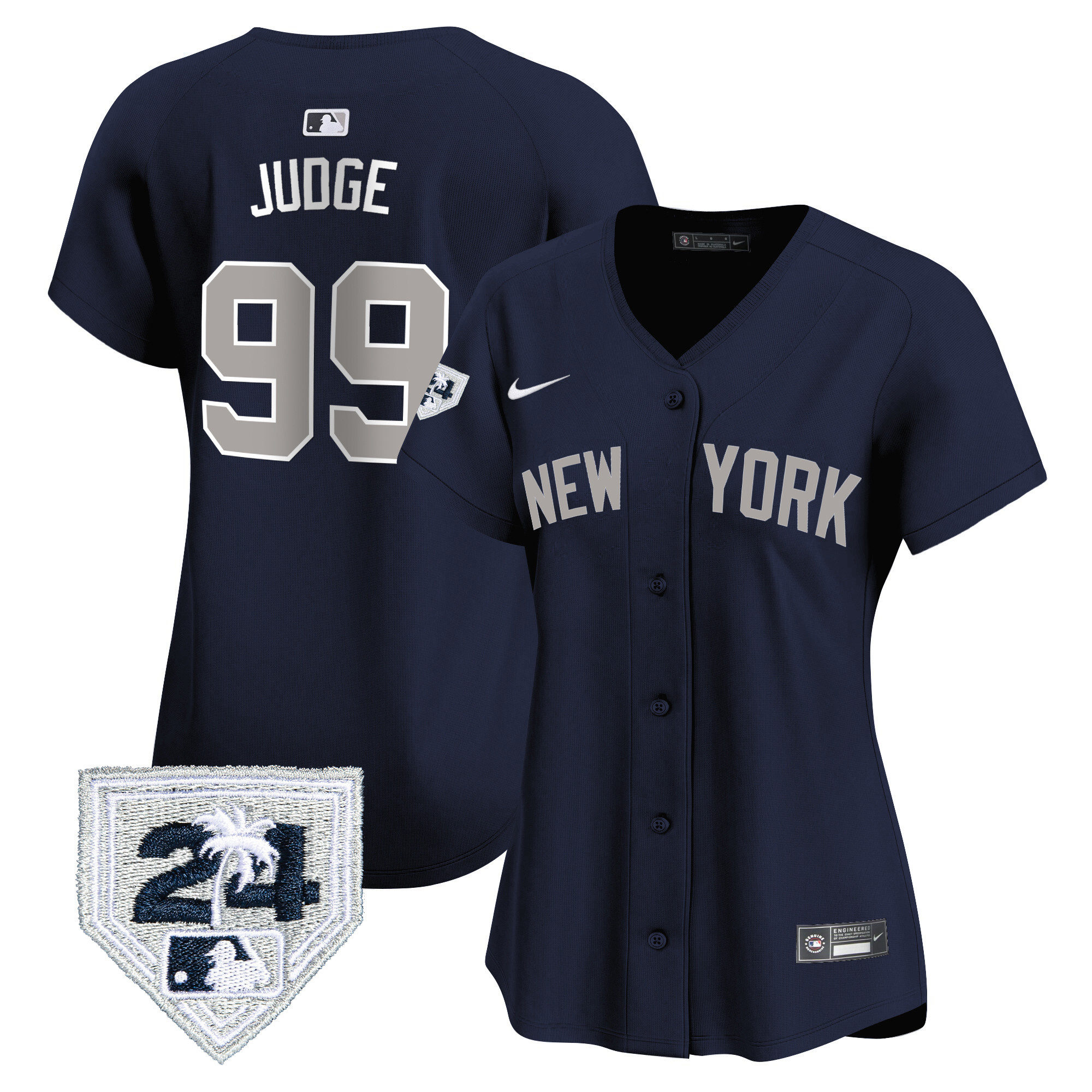 Aaron Judge Women's New York Yankees Spring Training Patch Vapor Premier Limited Alternate Jersey