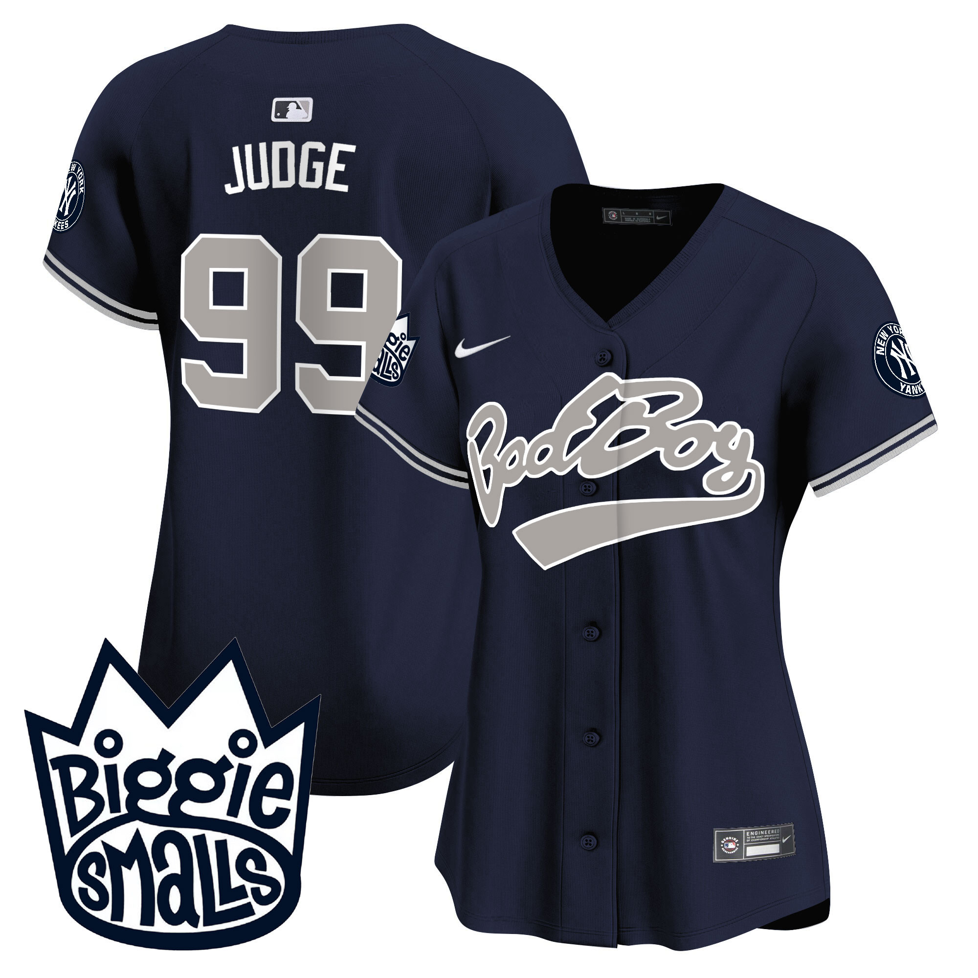 Aaron Judge Women's New York Yankees Biggie Smalls Vapor Premier Limited Alternate Jersey