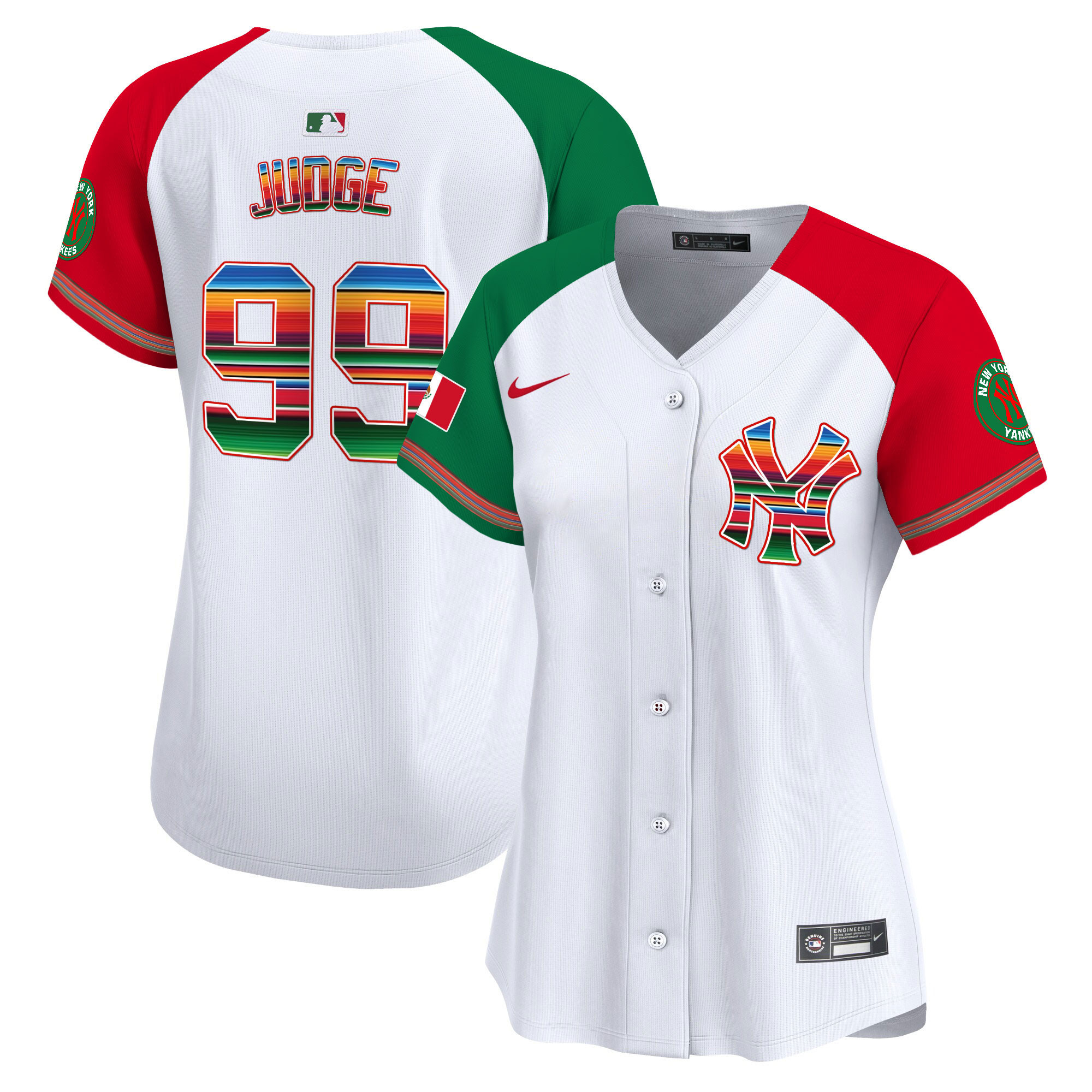 Aaron Judge Women's New York Yankees Mexico Vapor Premier Limited Alternate Jersey