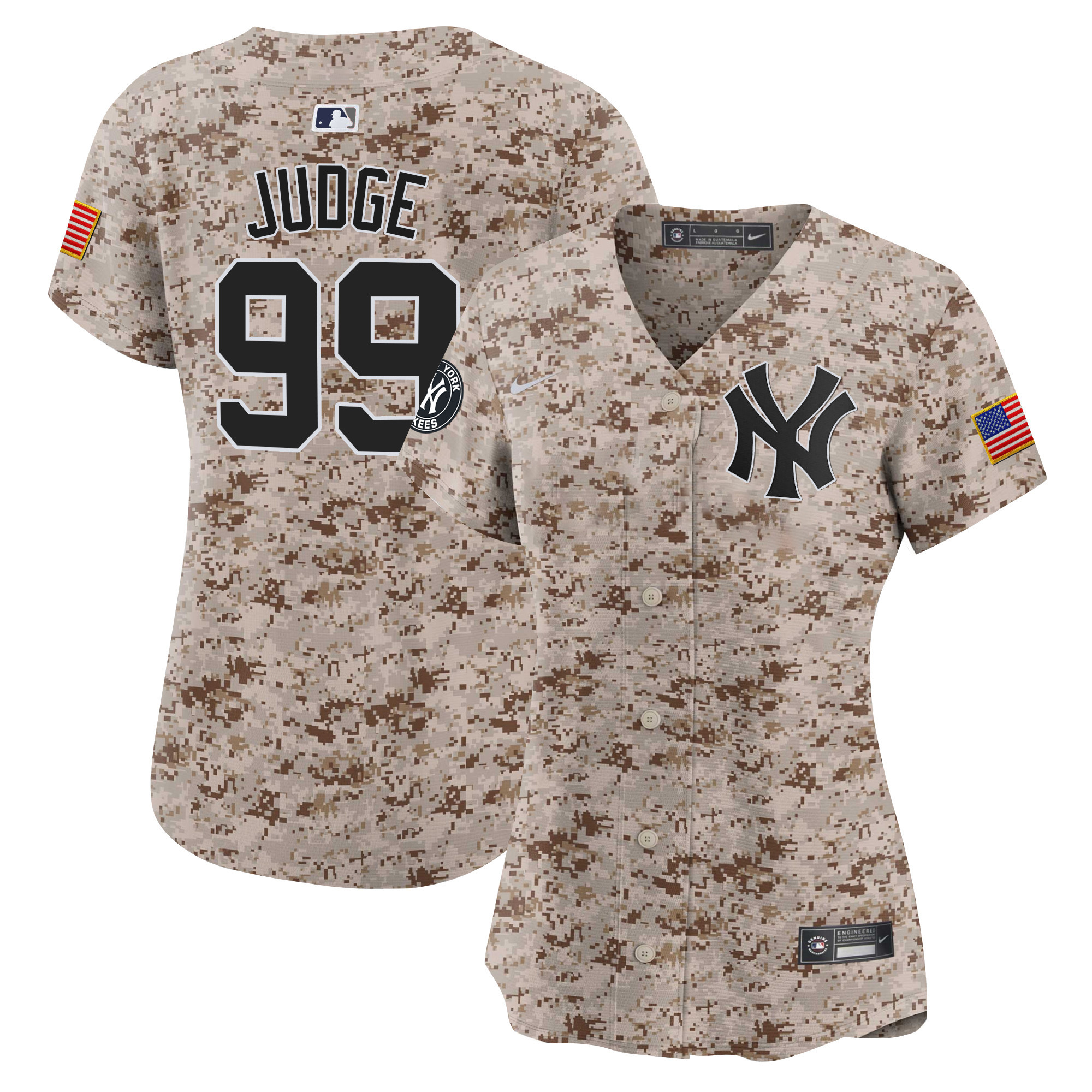 Aaron Judge Women's New York Yankees USMC Alternate Vapor Premier Limited Desert Jersey