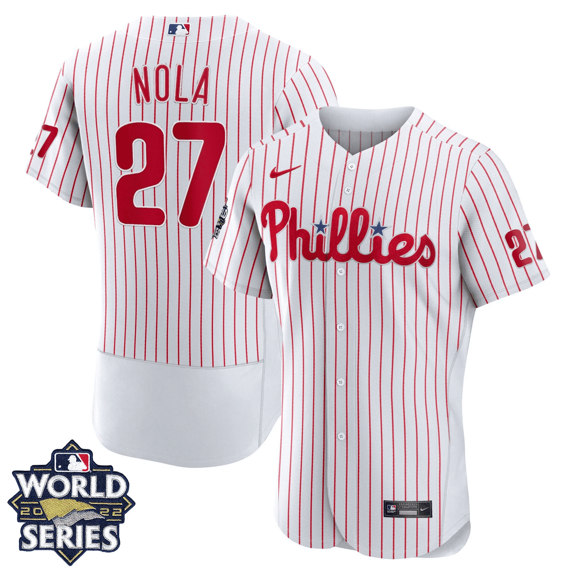 Aaron Nola Youth's Philadelphia Phillies Gold World Series Limited Flex Home Jersey
