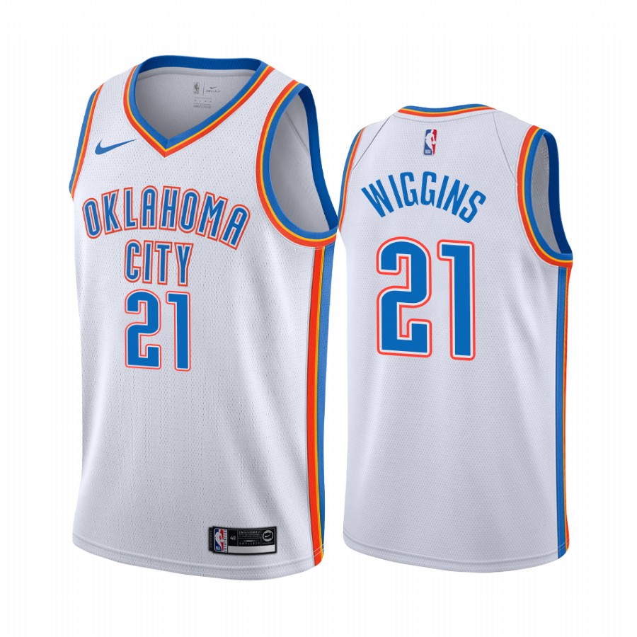 Aaron Wiggins Draft Oklahoma City Thunder Association Edition Jersey White