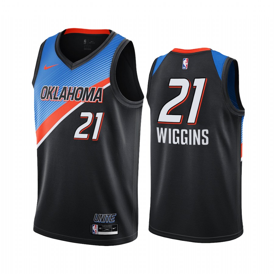 Aaron Wiggins Draft Oklahoma City Thunder City Edition Jersey Black