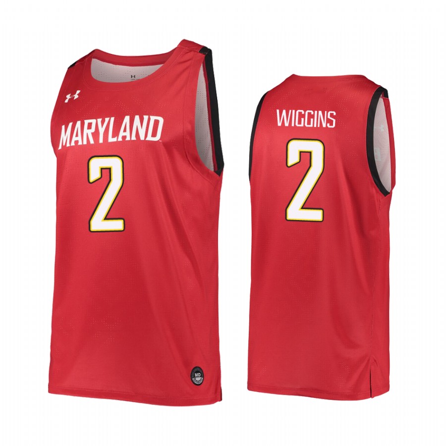 Aaron Wiggins Maryland Terrapins #2 College Jersey - Red