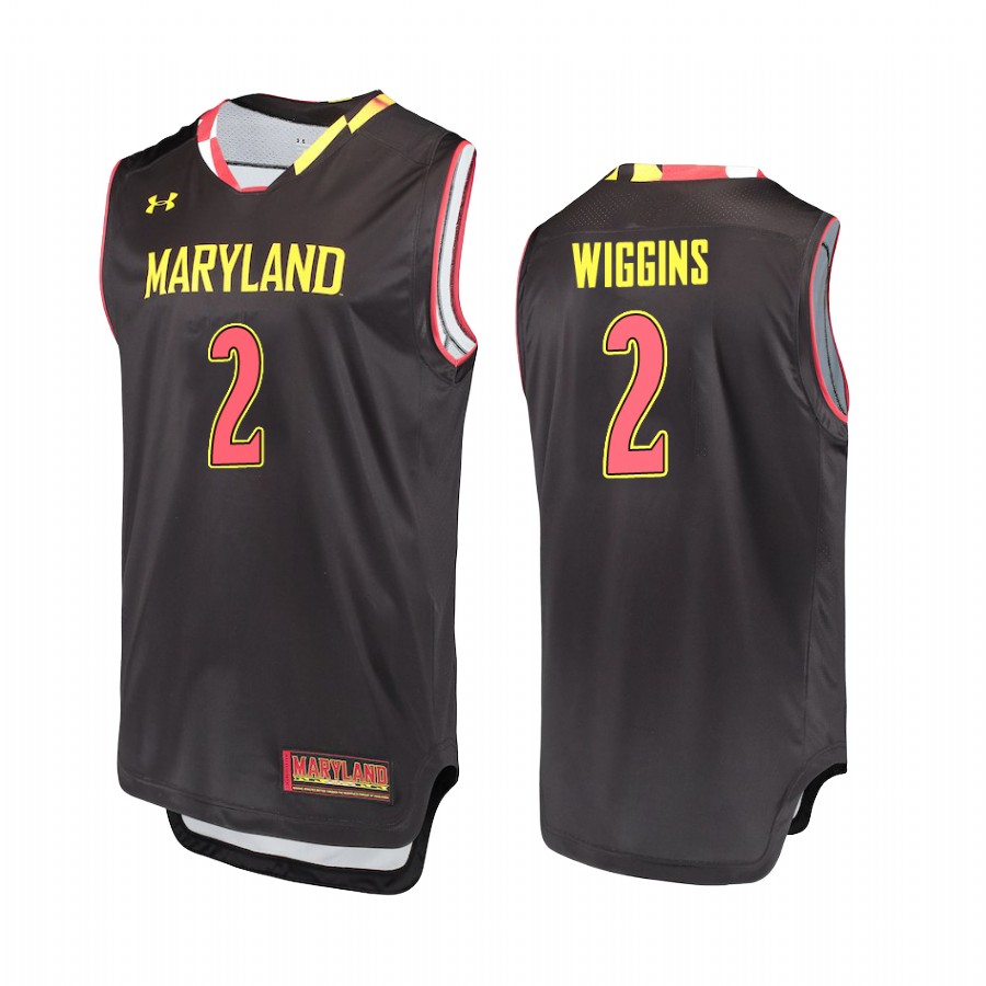 Aaron Wiggins Maryland Terrapins #2 Performance Jersey - Black