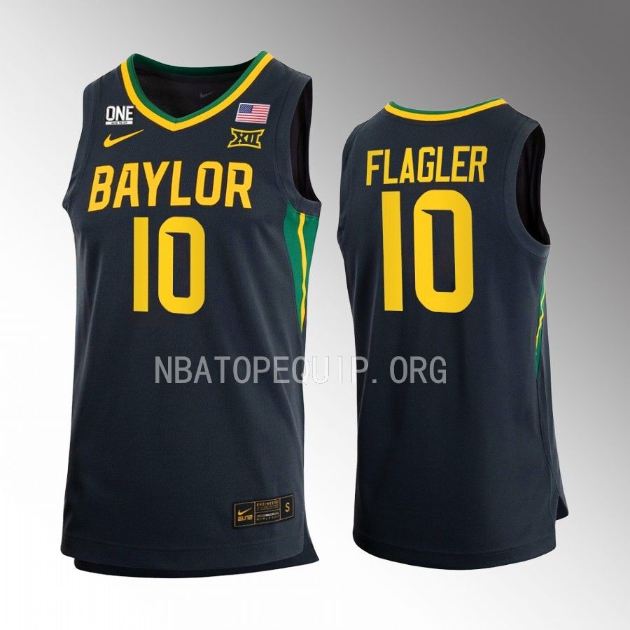 Adam Flagler Baylor Bears Anthracite Jersey Away