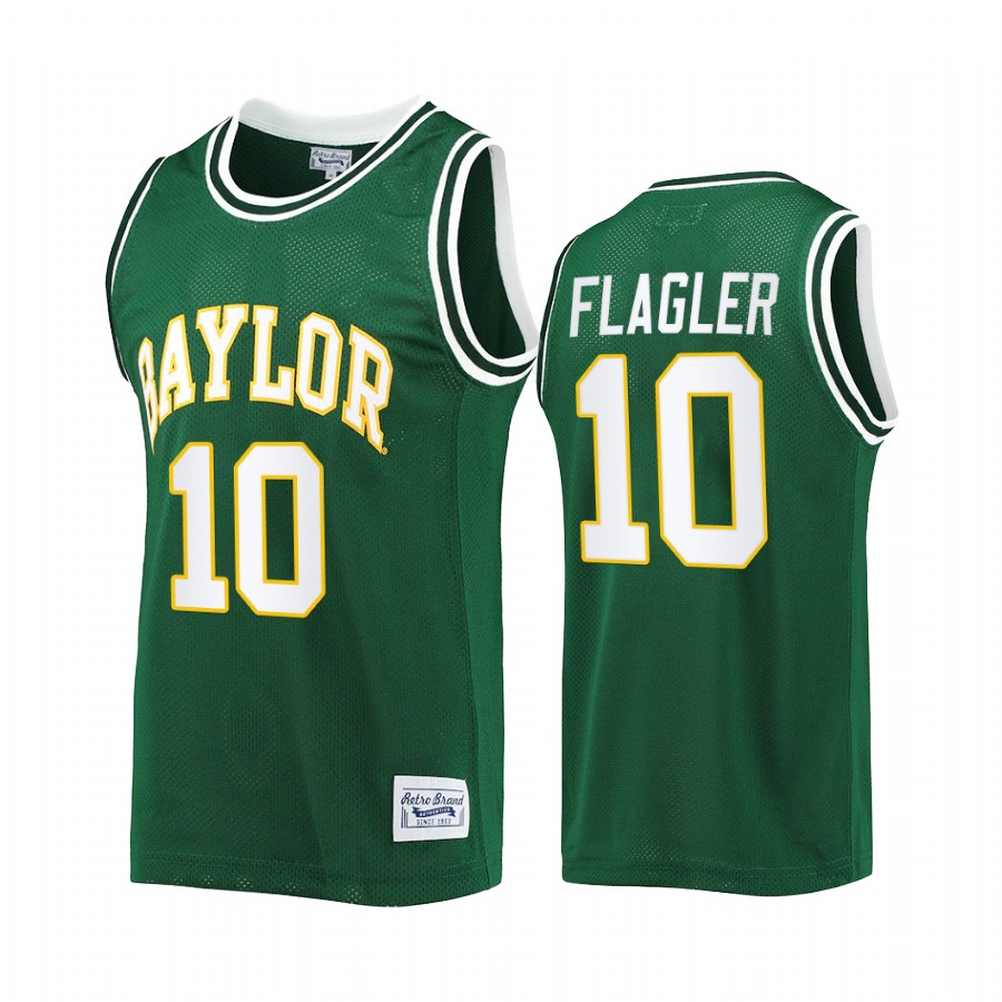 Adam Flagler Baylor Bears Green Jersey Commemorative Classic