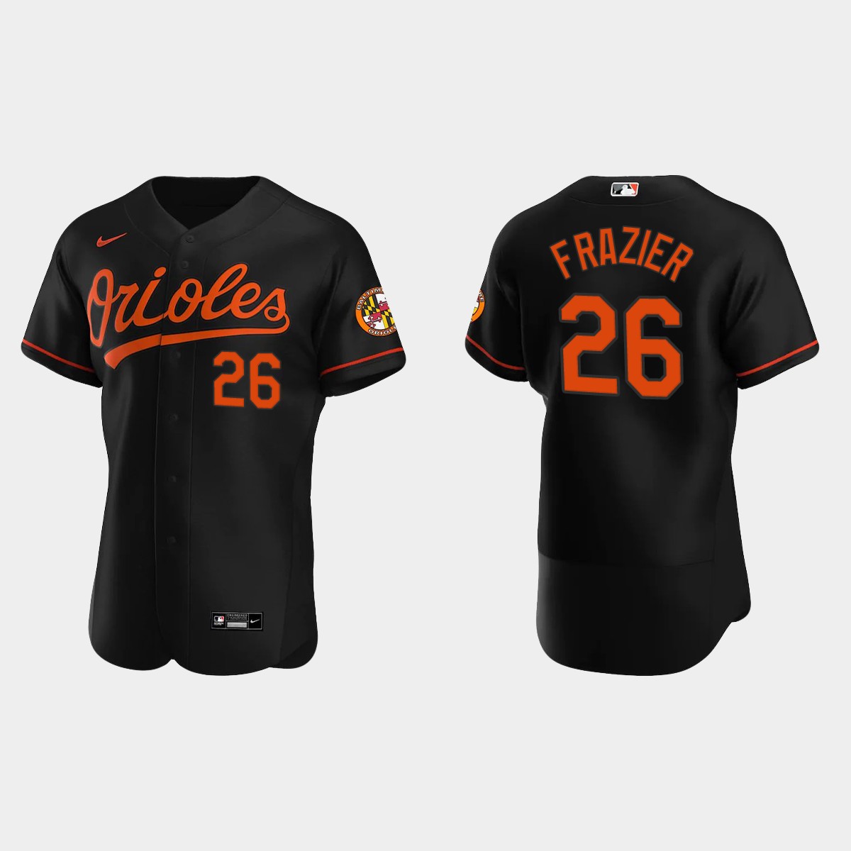 Adam Frazier Baltimore Orioles Alternate Jersey - Black
