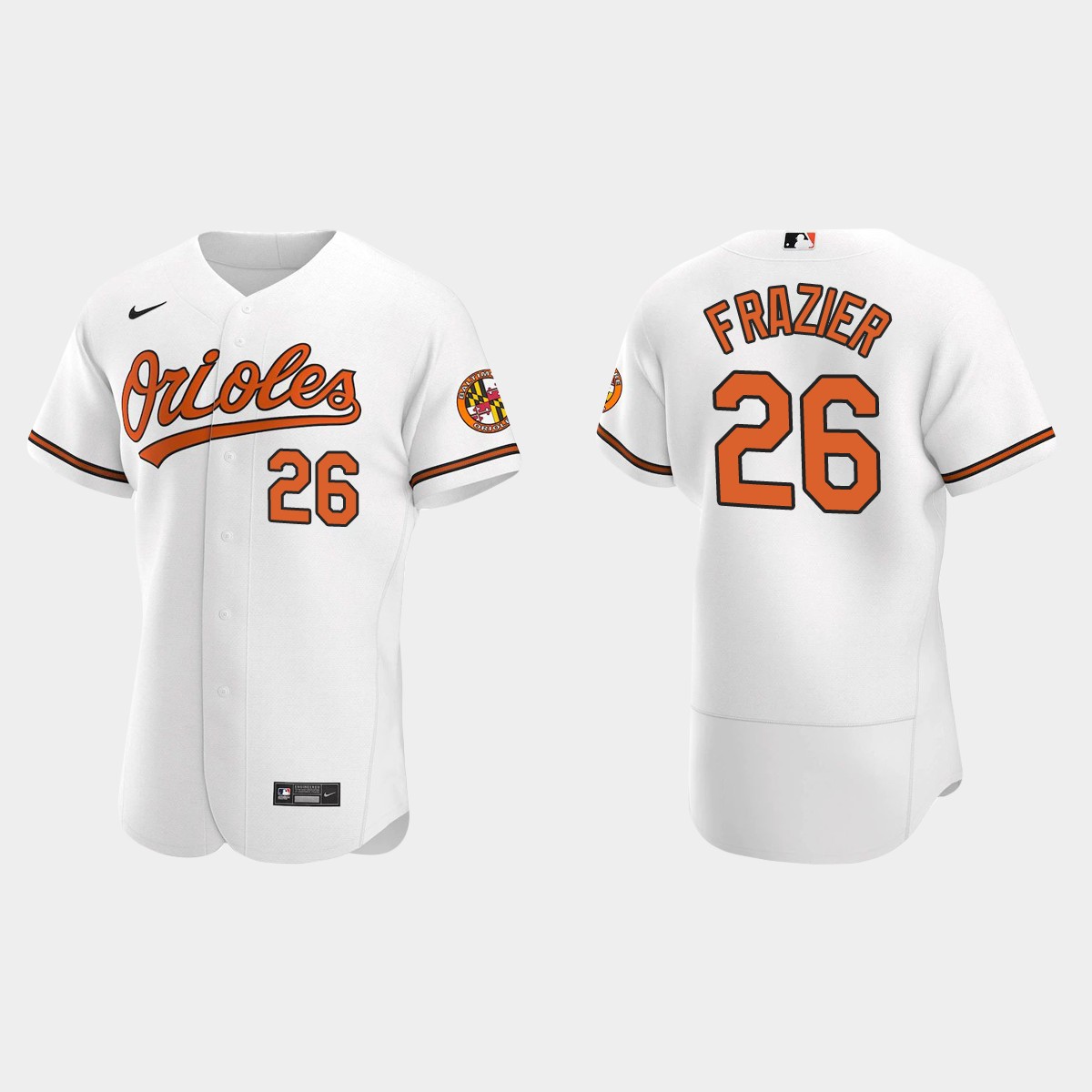 Adam Frazier Baltimore Orioles Home Jersey - White