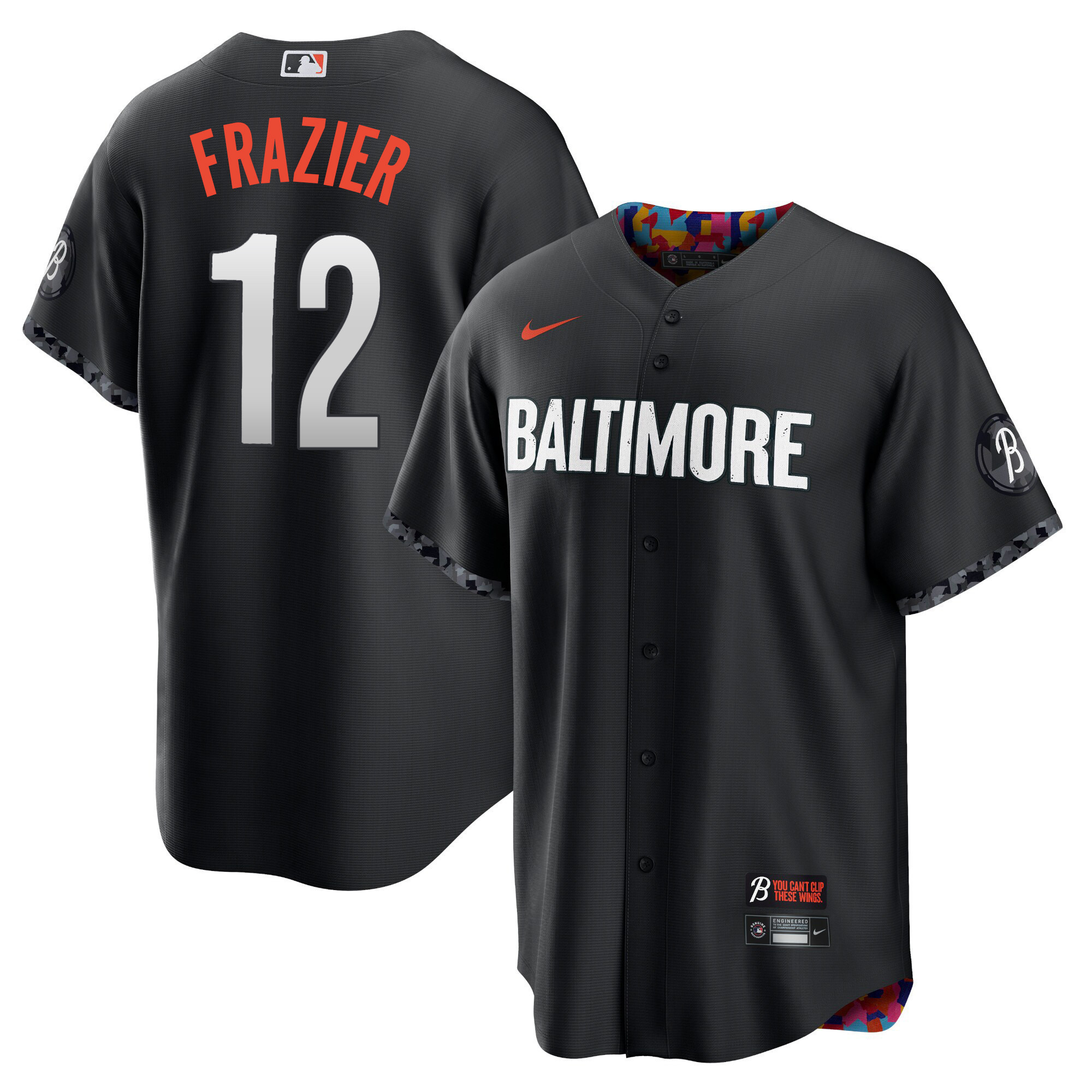 Adam Frazier Men's Baltimore Orioles City Connect Cool Base Jersey - All Stitched