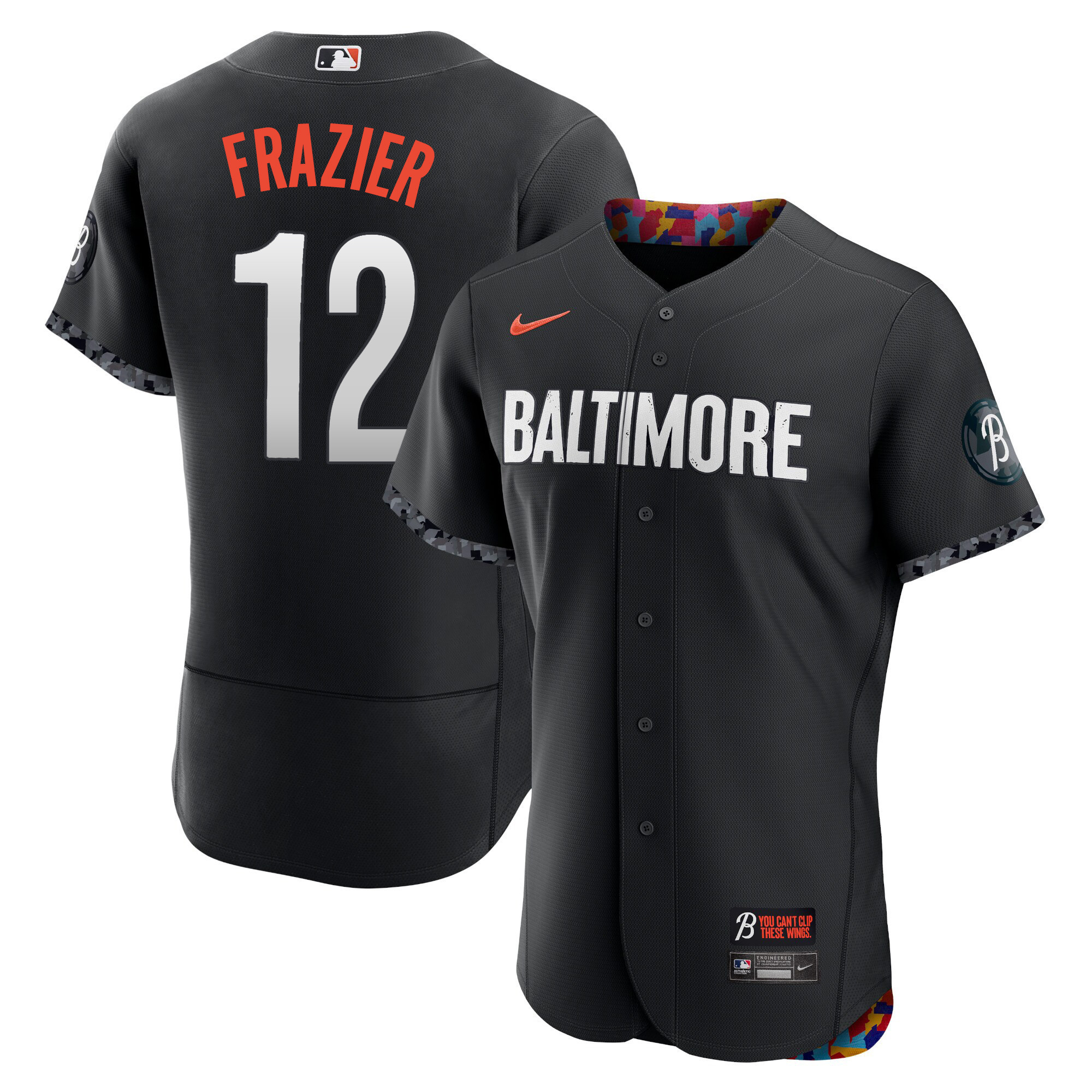 Adam Frazier Men's Baltimore Orioles City Connect Flex Base Jersey - All Stitched