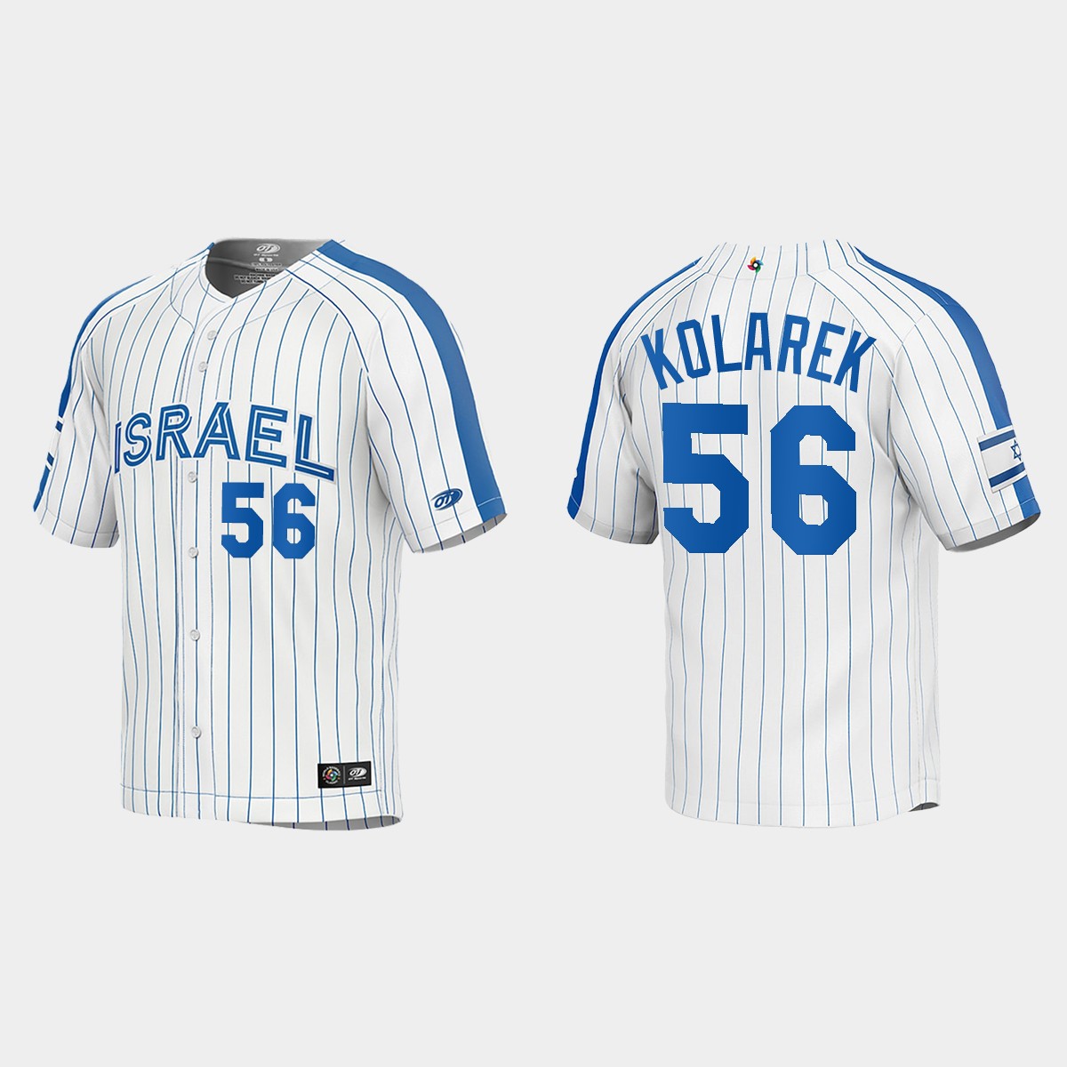 Adam Kolarek Israel World Classic Jersey - White