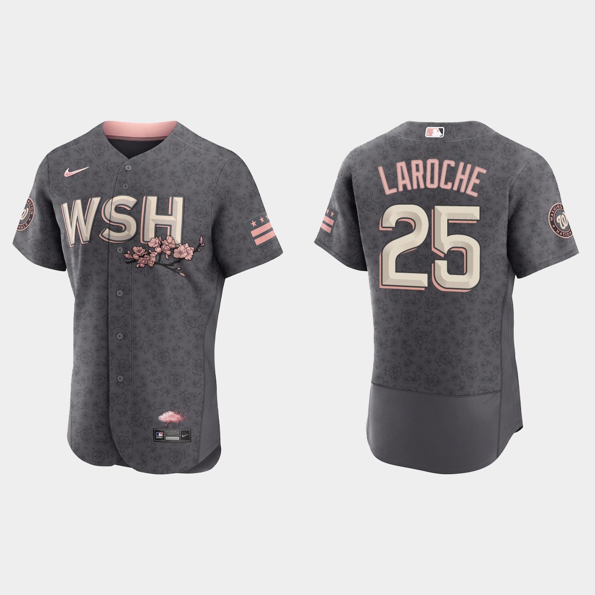 Adam LaRoche Washington Nationals City Connect Jersey - Gray