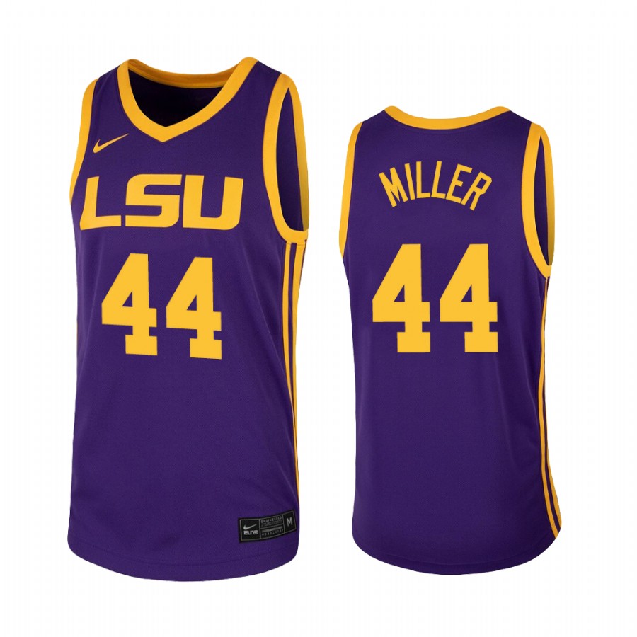 Adam Miller LSU Tigers Purple Jersey Transfer Away