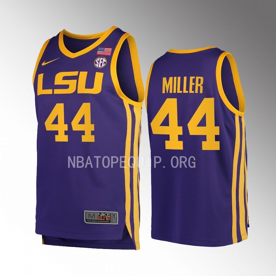 Adam Miller LSU Tigers Purple Jersey College