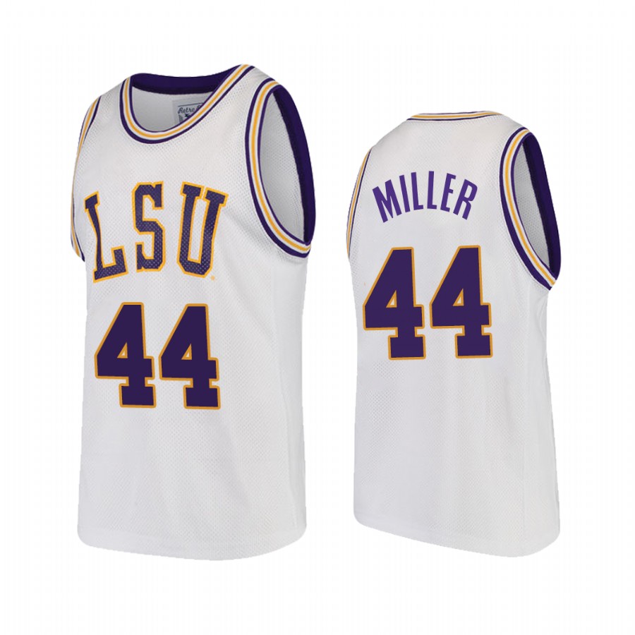 Adam Miller LSU Tigers White Jersey Transfer Alternate