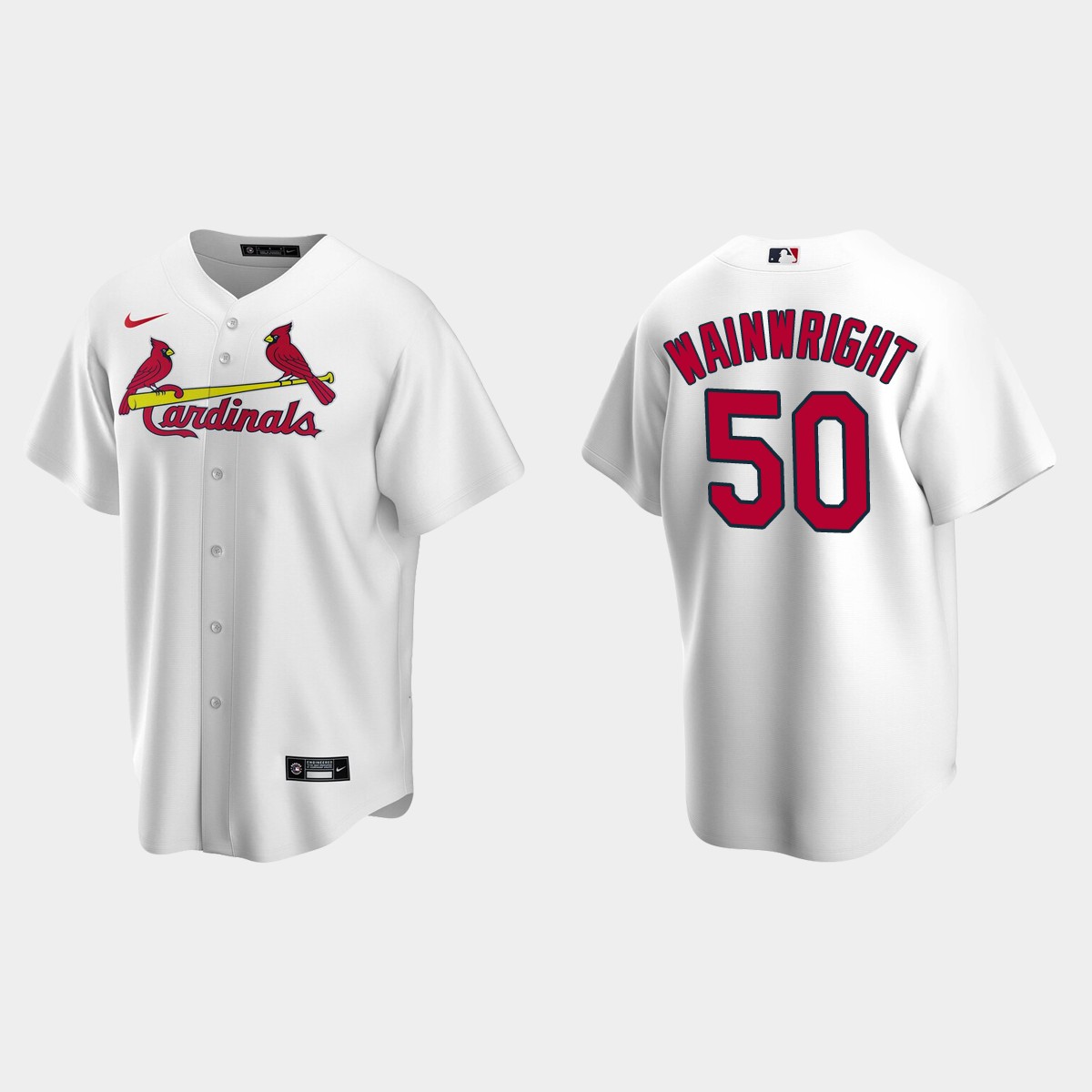 Adam Wainwright #50 St. Louis Cardinals Home Jersey - White