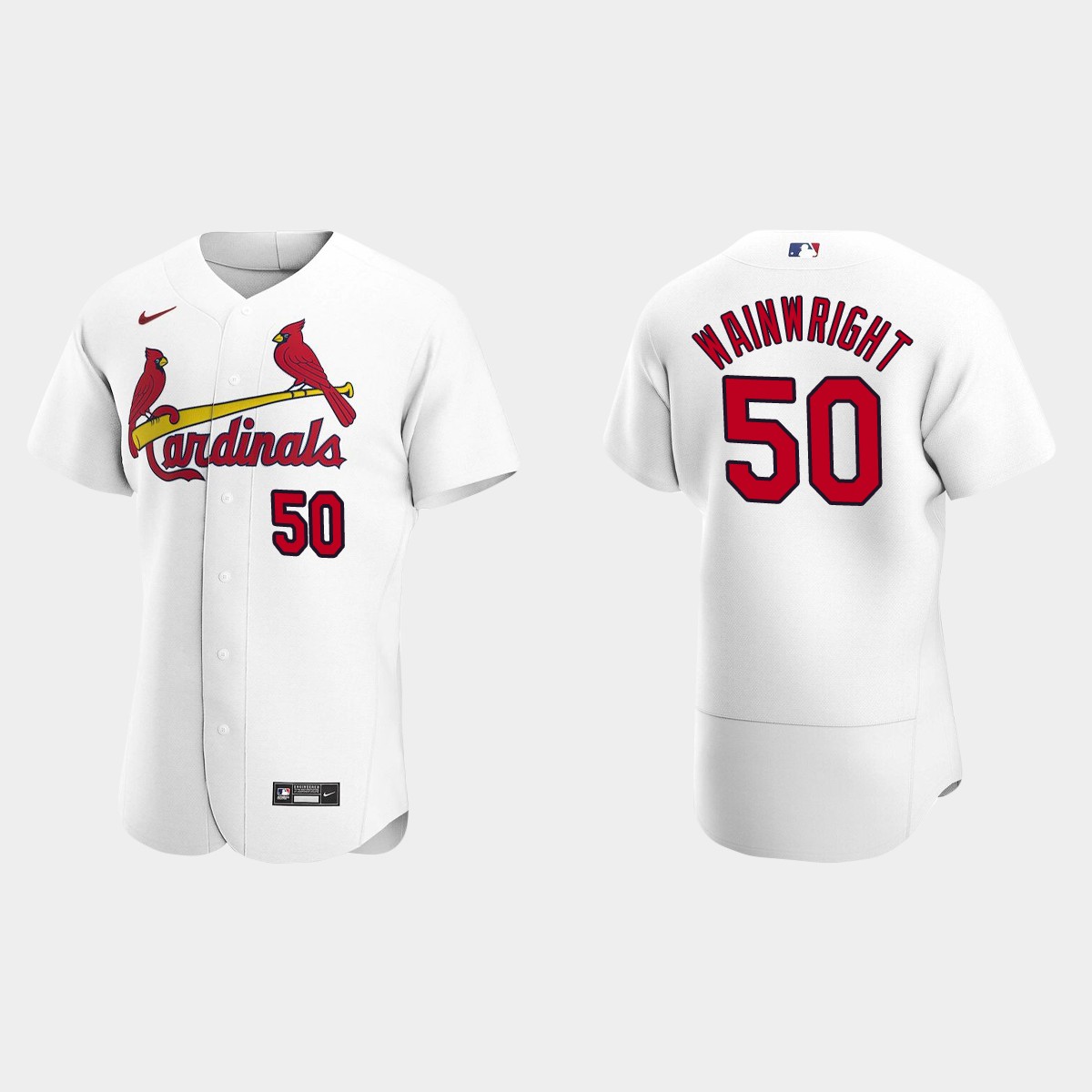 Adam Wainwright #50 St. Louis Cardinals Home Jersey - White
