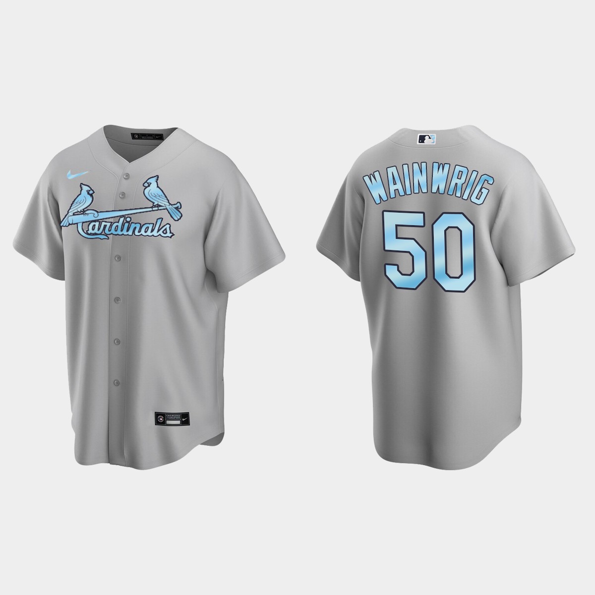 Adam Wainwright St. Louis Cardinals Father's Day Jersey - Gray
