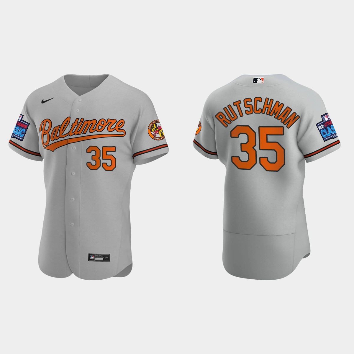 Adley Rutschman Baltimore Orioles Little League Classic Jersey - Gray